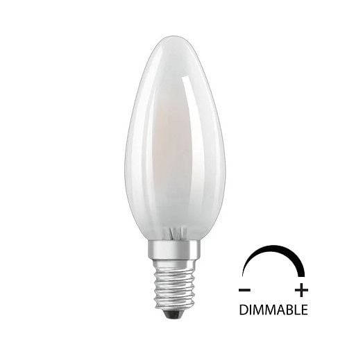 Ecolıte Mum Tipi Cam Soft E14 4W 2700K Sarı - Dim Edilebilir