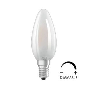 Ecolıte Mum Tipi Cam Soft E14 4W 2700K Sarı - Dim Edilebilir