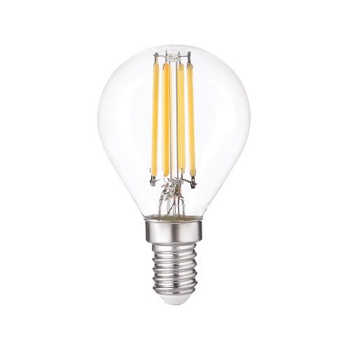 Ampul Led Heka Top Tipi Şeffaf E14 6W 3000K Sarı Erd-44