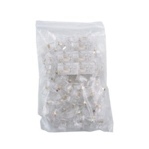 Plug Rj9 Konnektör 4P 4C (100'Lü Paket)
