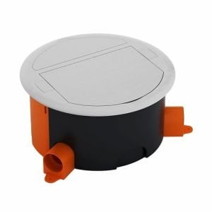 KANAL DÖŞEME ALTI NE-AD 3701-01 ZEMİN İÇİN PRİZ KUTUSU 4MOD+2JAK 62X120MM GRİ