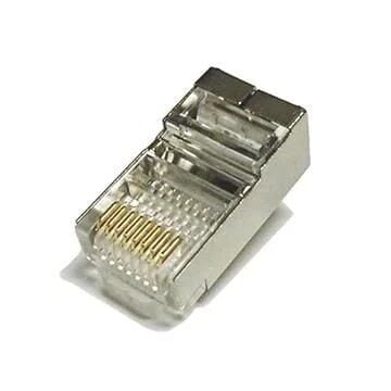PLUG RJ46 KONNEKTÖR 8P 8C METAL CAT-6