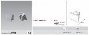 Ray Spot Trifaze Jupıter Gri Uç Kapak Jr008G