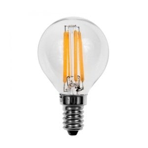 Ampul Led Ecolıte Top Tipi Şeffaf E14 4W 2700K Sarı