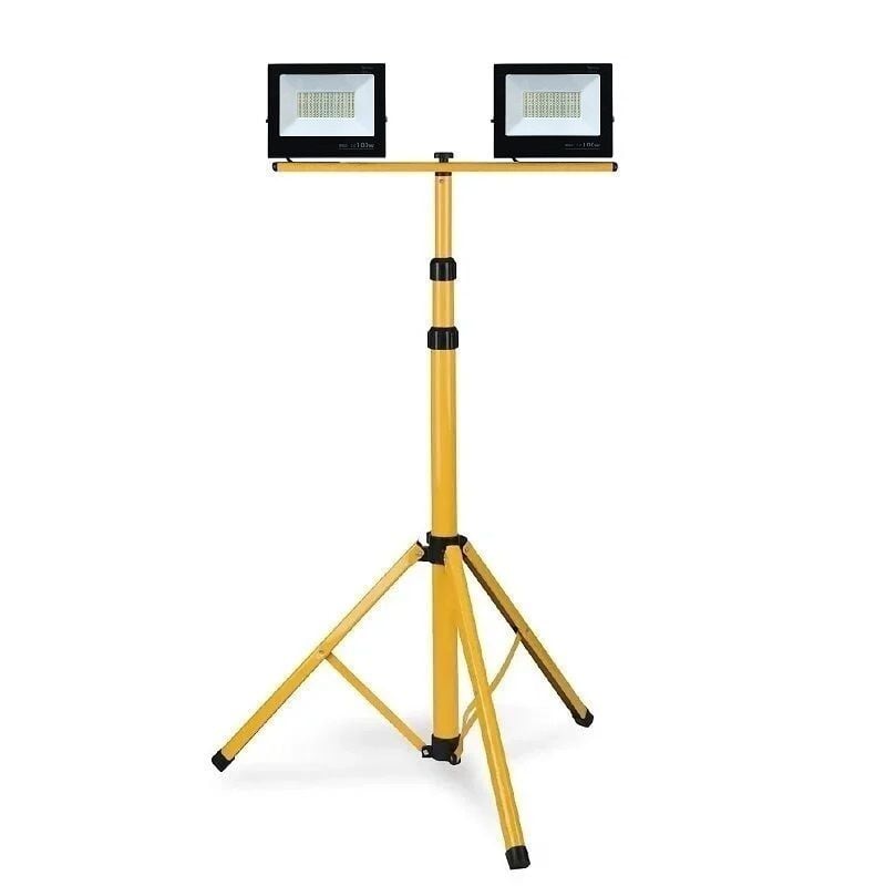 Tripod Ayaklı 2X100W Led Projektör Seti 5 Metre Kablolu
