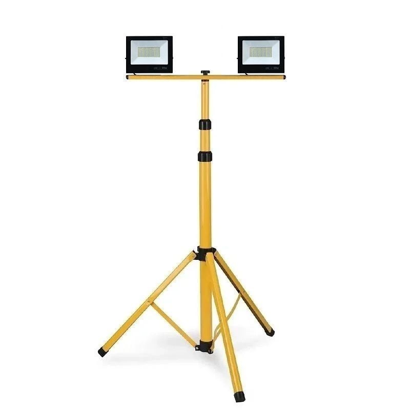 Tripod Ayaklı 2X50W Led Projektör Seti 5 Metre Kablolu