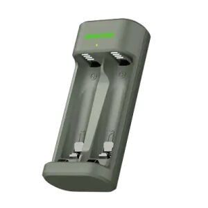 PİL ŞARJ MAKİNESİ GP E221 USB 2 ADET AA/AAA PİL İÇİN (PİLSİZ)