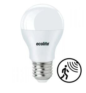 Ecolite 9W E27 Hareket Sensörlü Led Ampul 6500K