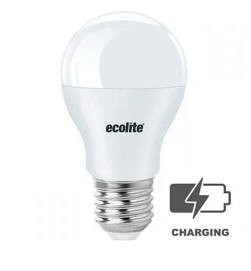 Ampul Led Ecolıte Şarjlı (Emergency Lıght) E27 9W 6500K Beyaz Işık
