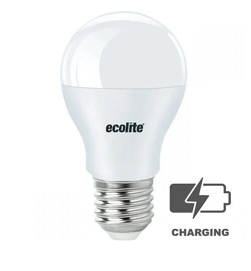 Ampul Led Ecolıte Şarjlı (Emergency Lıght) E27 9W 3000K Sarı Işık