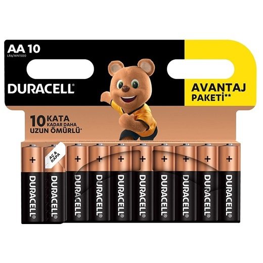 Duracell Aa İnce Pil - 10'Lu Paket