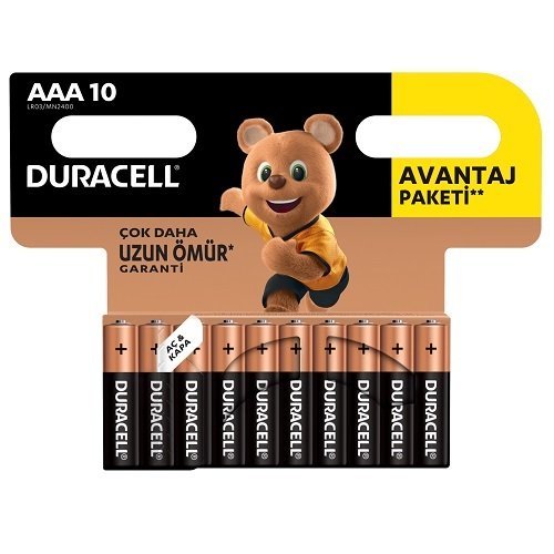 Duracell Aaa İnce Pil - 10'Lu Paket