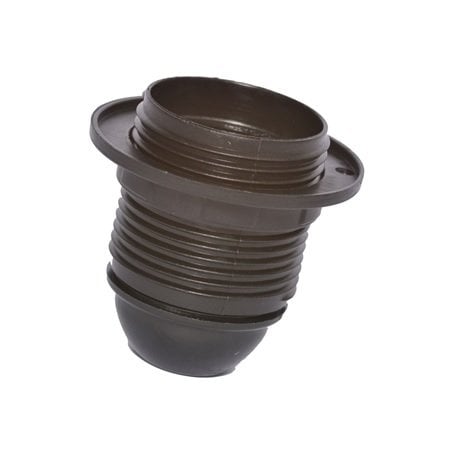 Abajur Duy E27 Rondelalı Dişli Siyah