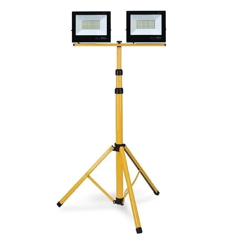 Tripod Ayaklı 2X200W Led Projektör Seti 5 Metre Kablolu