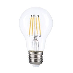 AMPUL LED HEKA NORMAL TİPİ ŞEFFAF E27 7W 4000K ILIK BEYAZ ERD-311