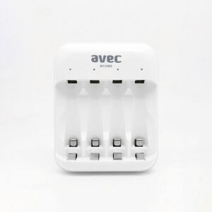 Pil Şarj Makinesi Avec Av-Ch01 Aa/Aaa 4'lü Usb Type-C Nımh/Nıcd Piller İçin