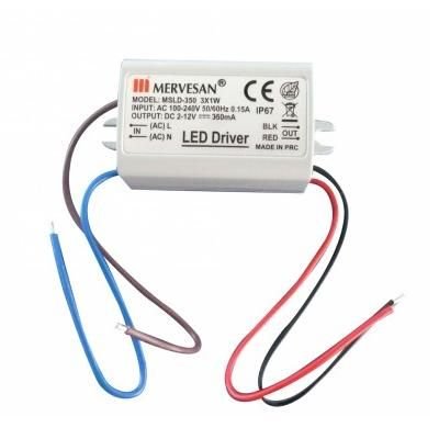 MRW Led driver 2-12V 350mA MTD-350