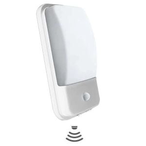 Armatür Ack Sensörlü Aplik Led 20W Beyaz Gövde 3000K Sarı Işık Ip44 Ah07-05300