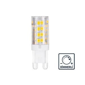 Ampul Led Kapsül Heka G9 Dim Edilebilir 5W 300Lm 3000K Sarı Işık Erd-268