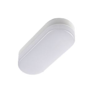 ARMATÜR ZMR TAVAN/DUVAR OVAL LED IP66 BEYAZ GÖVDE 18W 3000K SARI IŞIK ZMR-401