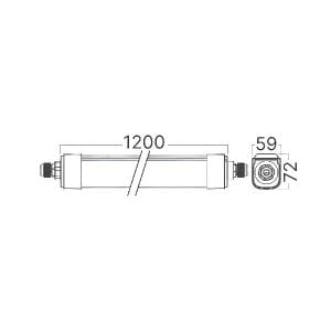 ARMATÜR BRAYTRON LED ETANJ 30-40-50W 5000LM 120CM IP65 3CCT ÜÇ RENK BT06-00482