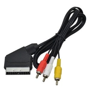 Kablo Scart/Rca 3'Lü 1,30 Mt