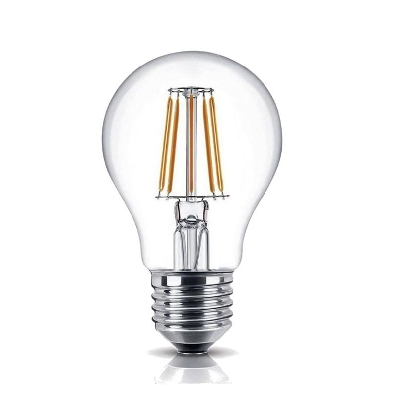 Ampul Led Ecolıte Normal Ampul Tipi Şeffaf E27 7W 900Lm 2700K Sarı