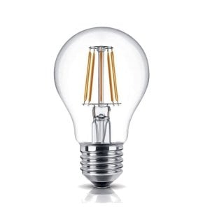 Ampul Led Ecolıte Normal Ampul Tipi Şeffaf E27 7W 900Lm 2700K Sarı