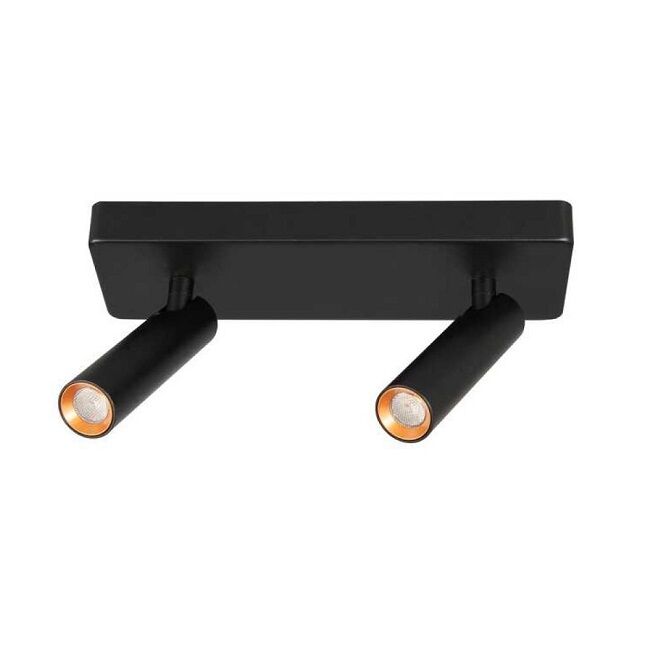 ARMATÜR JUPITER LC508 S&A TAVAN SİYAH 2X3W LED 2X210LM 30 DERECE 3000K