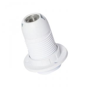 DUY ABAJUR E14 RONDELALI DİŞLİ BEYAZ A1210