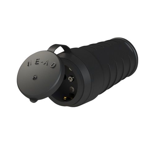 Priz Ne-Ad Kauçuk 1X16 Uzatma 4002-01