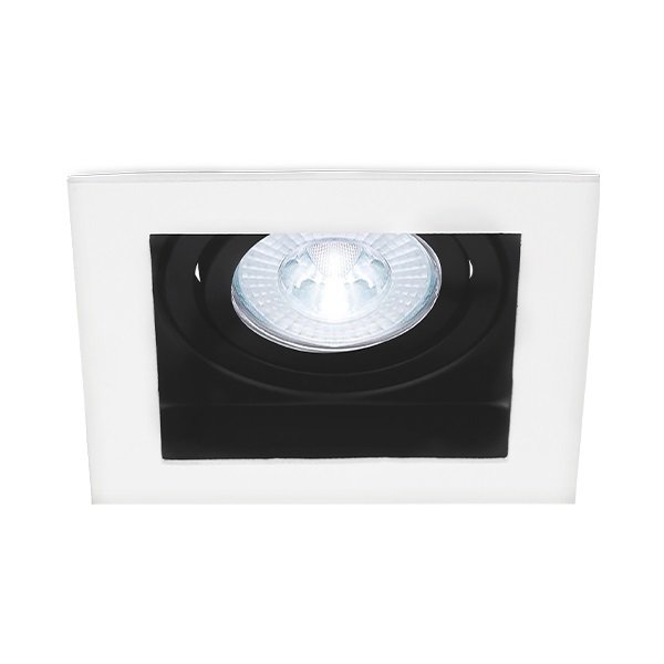 Armatür Braytron Sbh03-05020 Ankastre Kare Gu10 Duysuz Beyaz/Siyah (90-100)