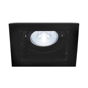 Armatür Braytron Sbh03-05021 Ankastre Kare Gu10 Duysuz Siyah/Siyah (90-100)