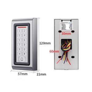 OTOMATİK KAPI AÇMA SONEX RFID ŞİFRE/KART GEÇİŞ SİSTEMİ METAL İNCE ŞİFREMATİK