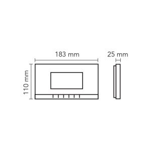 Audio 001181 Görüntülü Sistem Şube 4,3'' Ekran Siyah