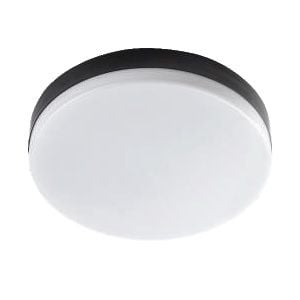 Led Armatür Yuvarlak Siyah 36W 3000K Ip66