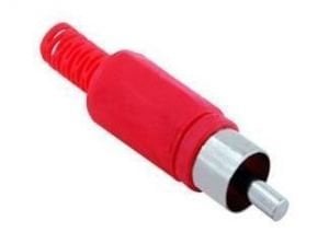 Fiş Rca Plastik Erkek Kırmızı