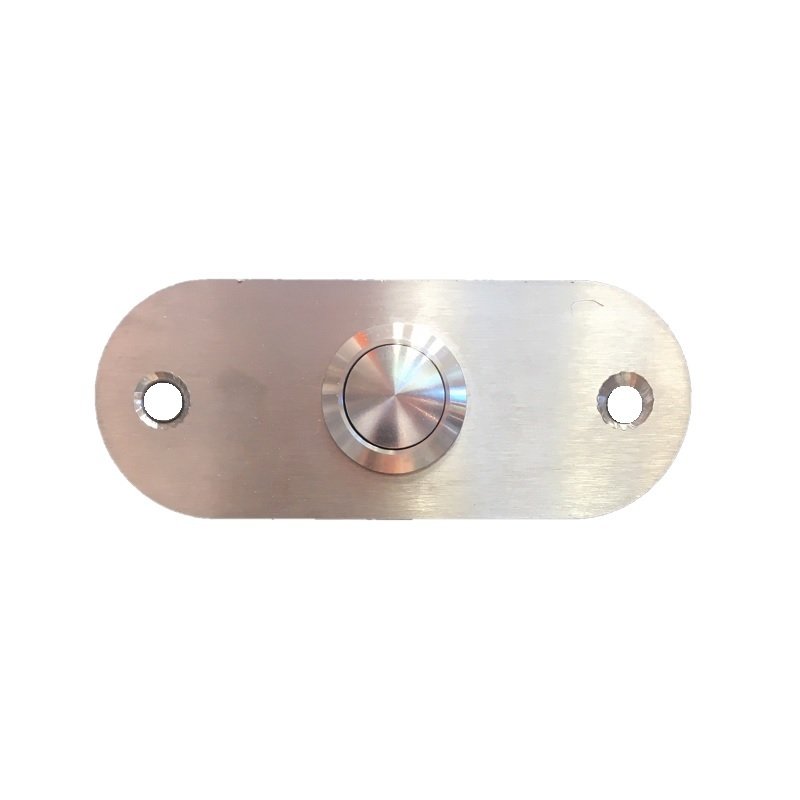 Zil butonu Oval Gri 09-16-04