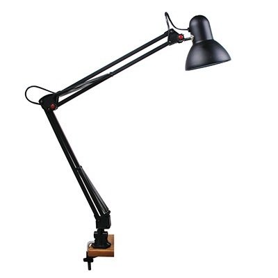 Armatür Masa Lambası Mengeneli E27 1X60W Siyah