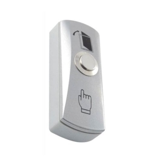 BUTON ZİL ÇELİK PASLANMAZ (SIVA ÜSTÜ) OVAL KÜÇÜK GRİ 09-09-02