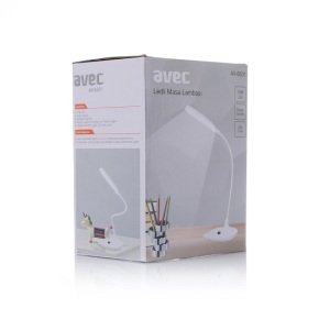 Armatür Masa Lambası Led Av-6501 İnce Tip Beyaz (Usb İle Kullanılır)