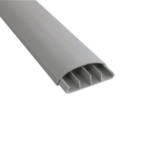 Balıksırtı Kanal 75X18 Mm Gri Yapışkanlı
