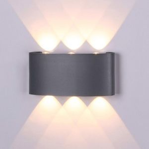 Çift Yönlü Led Aplik 2X6W 17Cm