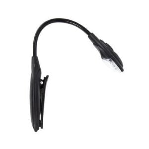 Fener Avec Kitap Okuma Led Spralli Siyah (2Xcr1120 Pilli) Av-1807