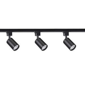 3'Lü Led Ray Spot Aydınlatma Seti 1 Metre Siyah 3X7W (Ray Ve Ampuller Dahil)