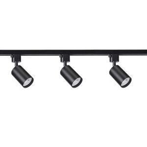 3'Lü Led Ray Spot Aydınlatma Seti 1 Metre Siyah 3X7W (Ray Ve Ampuller Dahil)