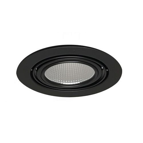 ARMATÜR MOLLED LED DOWNLIGHT COB YUVARLAK SİYAH KASA 40W 3000K SARI MOL2085D