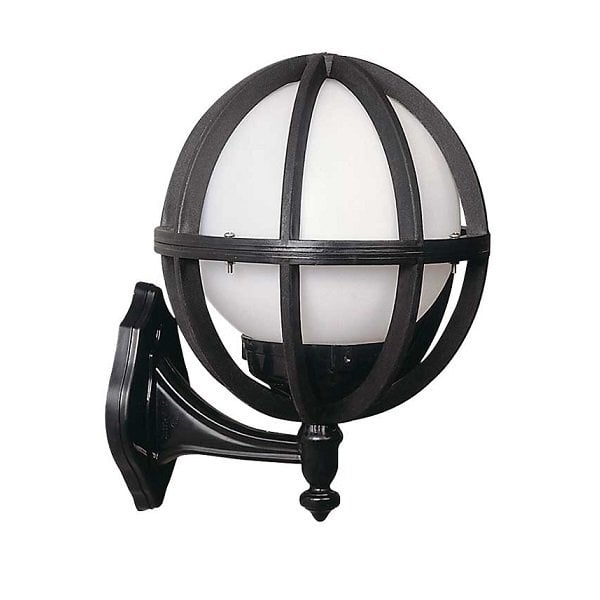 Armatür Bahçe 974 Polietilen Camlı 28Cm Aplik
