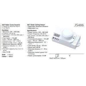 Jupiter JS486 Radar Hareket sensörü