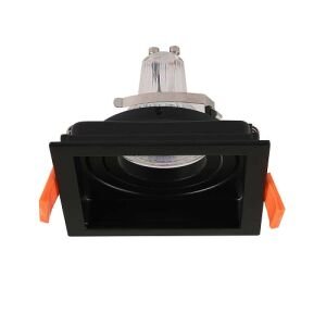 ARMATÜR JUPITER JH839S ANKASTRE GU10 KARE HAREKETLİ SİYAH